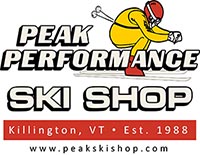 Peak Performance Ski Shop Killington, VT logo www.peakskishop.com