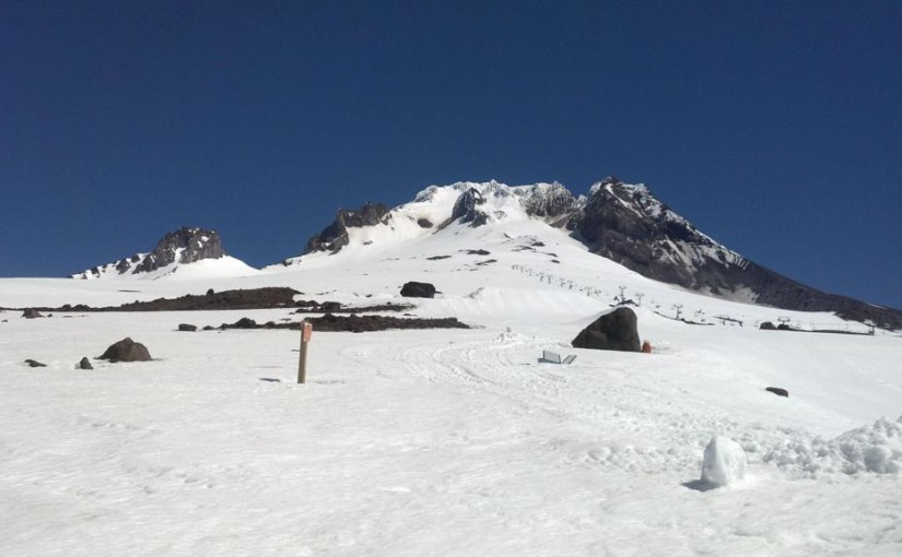 In the summer, the sun is very bright on Palmer Glacier at Mt Hood and the snow conditions change greatly from morning to afternoon, so it is important to have the proper wax for Mt Hood summer ski camp.
