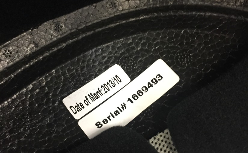 Race Ski Helmet Manufacture Date